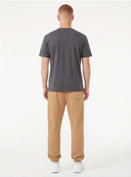 Model wearing urban sweatpants by Grozavu