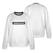 Maglione con Logo Bianco – Grozavu Classic Box Edition