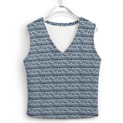 Women's Long Sleeve Button Knit Vest | Elegant Layering Staple