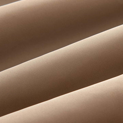 Close-up of the durable polyester fabric used in the Retro Flight Jacket – Oversized, showcasing its lightweight texture.