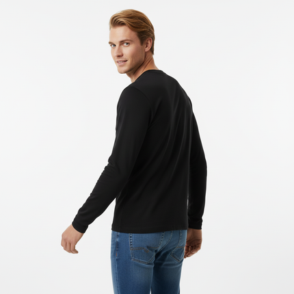Bottom Knit Long Sleeve Pullover