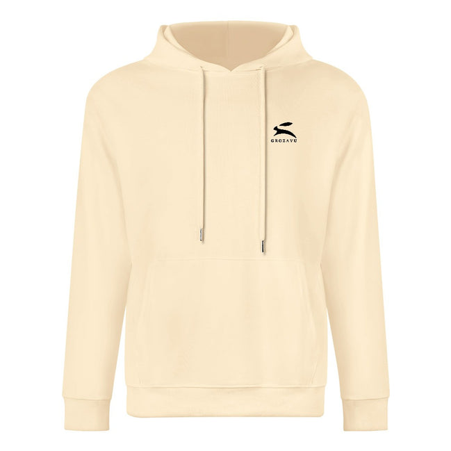 Grozavu | Sweat à capuche en coton – Coupe moderne décontractée