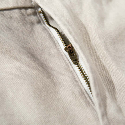 Jeans en denim à jambes droites en patchwork