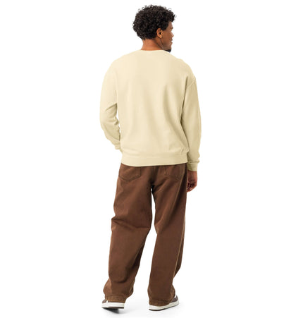 Back view of a man wearing the Comfort Colors 1466 Lightweight Crewneck in a relaxed fit.