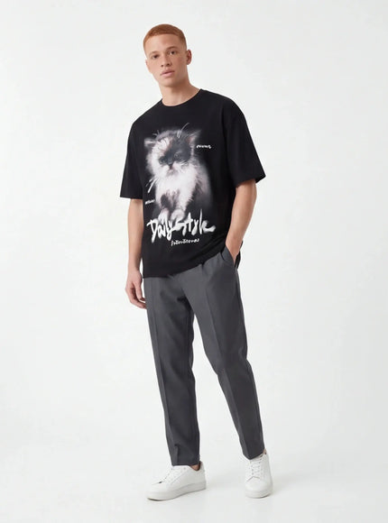 Top Crop Oversized – in Fibra Organica con un Taglio Perfetto