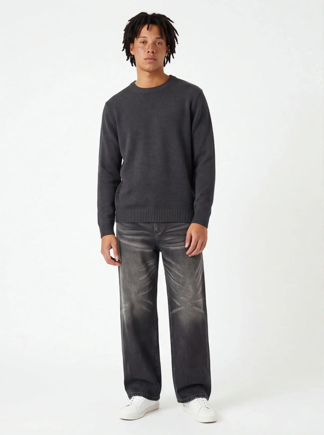 Jeans Relaxés – en Coton Peigné pour un Look Sophistiqué
