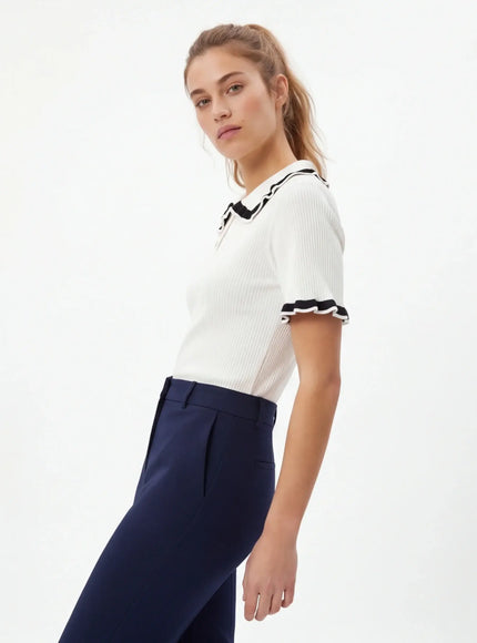 Minimalist Polo Shirt by Grozavu - Luxury Aesthetic (Pos 4)