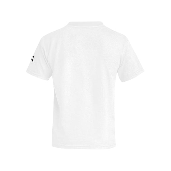 Maglietta Bianca in Cotone per Ragazzi – Grozavu Bunny