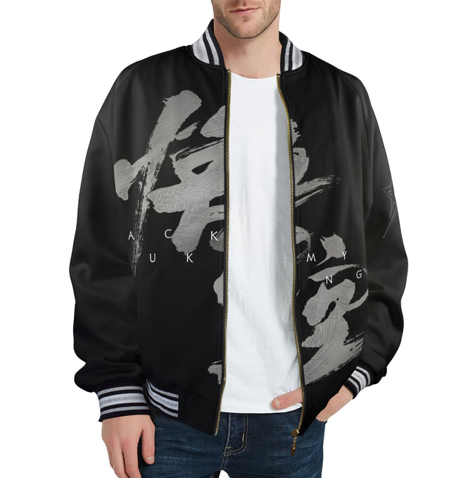 Grozavu Men's Striped Edge Bomber: The Ultimate Fall Statement Jacket