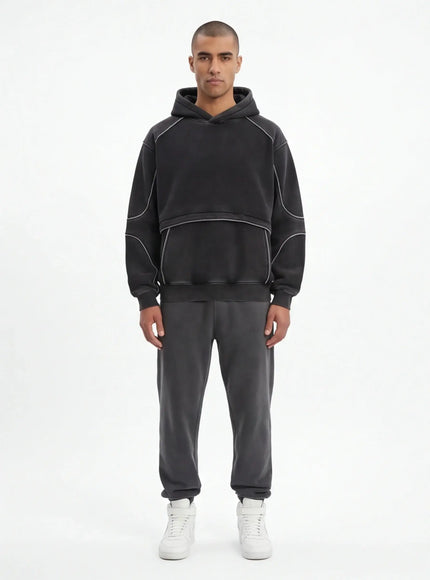 Hoodie Sculpté Élevé