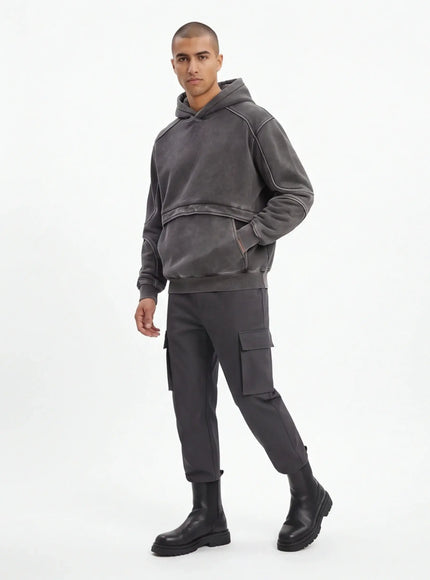 Hoodie Sculpté Élevé
