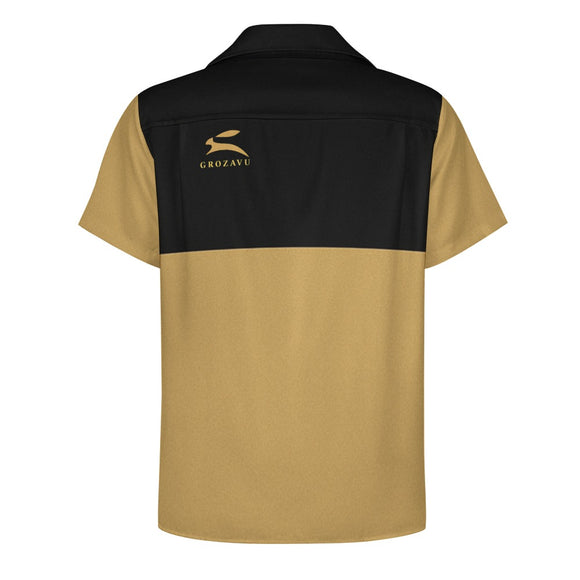 Cămașă cu guler cubanez elastic