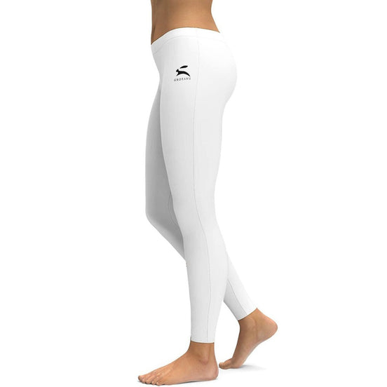 White Leggings – Grozavu Essential Fit