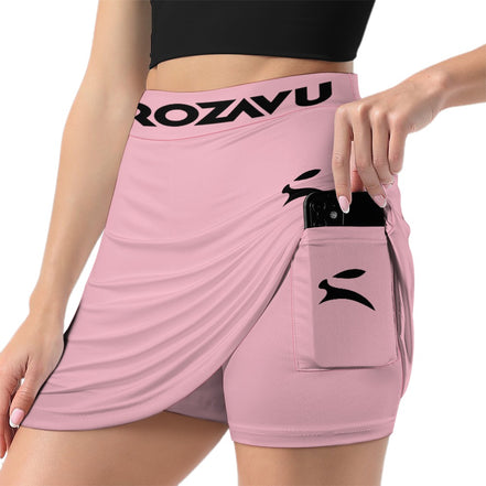 Grozavu | A-Line Skirt Pants with Pocket