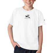 Tricou Alb din Bumbac pentru Băieți – Grozavu Bunny