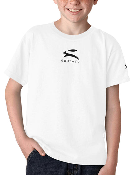 Boys White Cotton T-Shirt – Grozavu Bunny