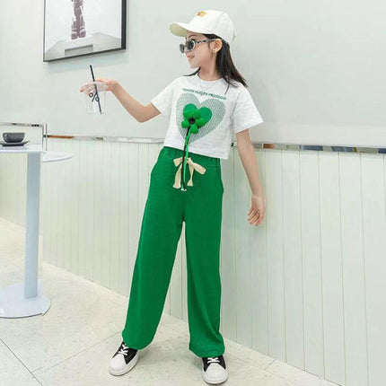 Girls' Wide-leg Pants Suit at €22.99