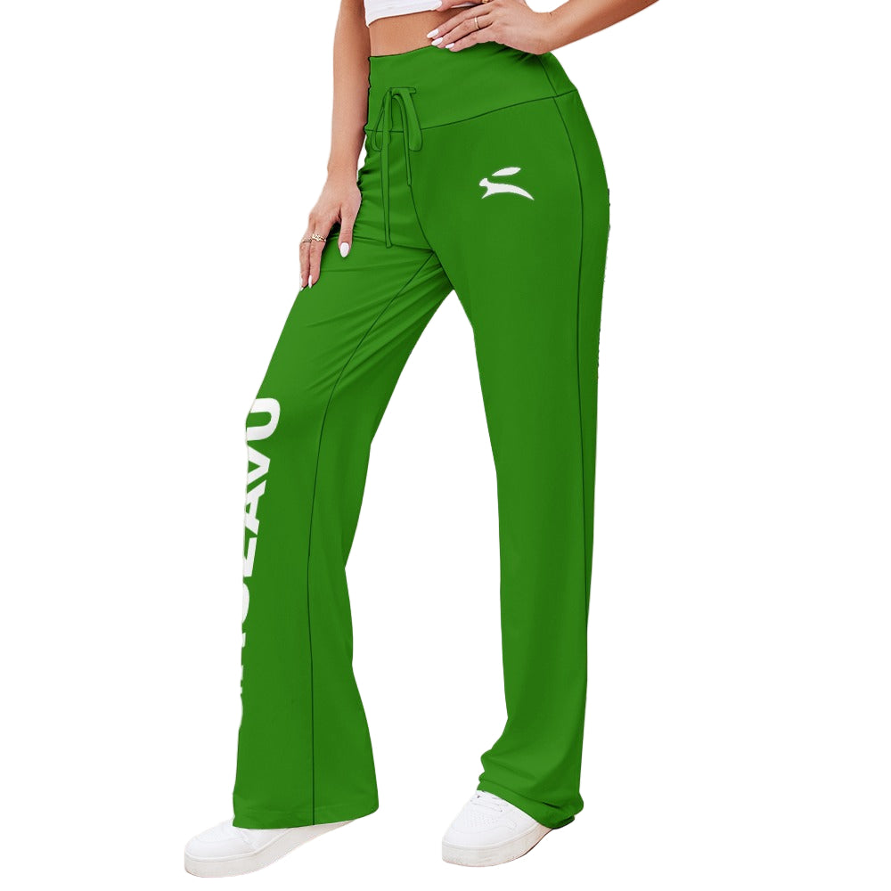 Pantaloni a gamba larga verdi – Grozavu Street Edition