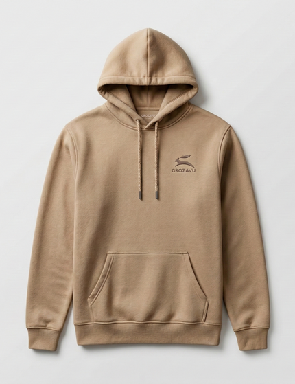 Avant-garde fashion model wearing an exclusive piece from the Grozavu runway collection.