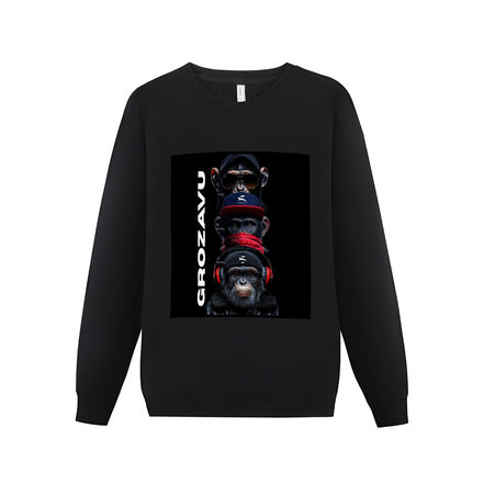 Maglione Grafico Nero – Grozavu Primal Edition