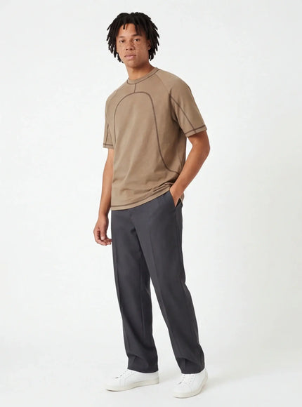 Flawless T-Shirt – with Fine Texture with Streetwear Attitude