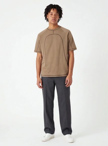 Flawless T-Shirt – with Fine Texture with Streetwear Attitude
