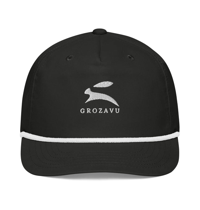 Front view of Golf Rope Cap - Grozavu brand streetwear