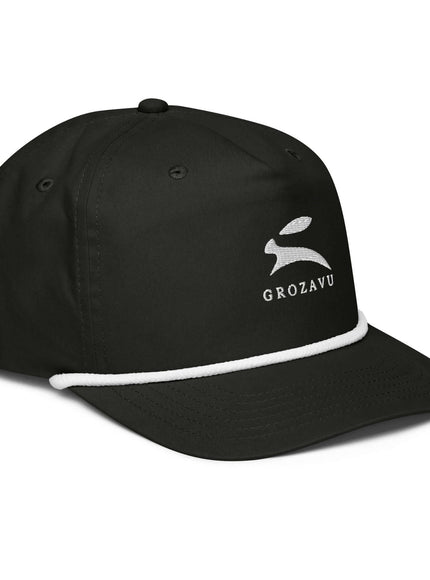 Close-up of golf rope cap fabric