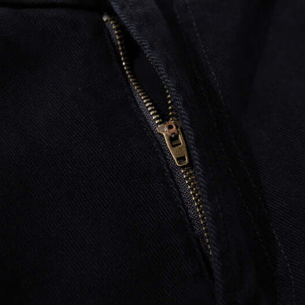 Pantalons en denim cargo imprimés graffiti