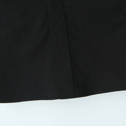 Grid-Stitched Strapless Tank Top – Slim Fit detailed view showing the black fabric and design elements.