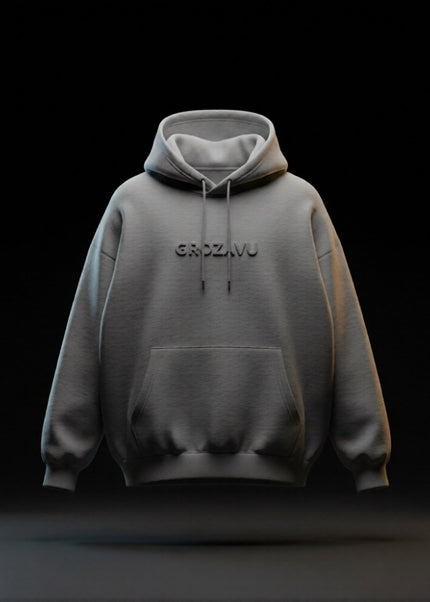 High-quality sports hoodie with the Grozavu logo for outdoor training.