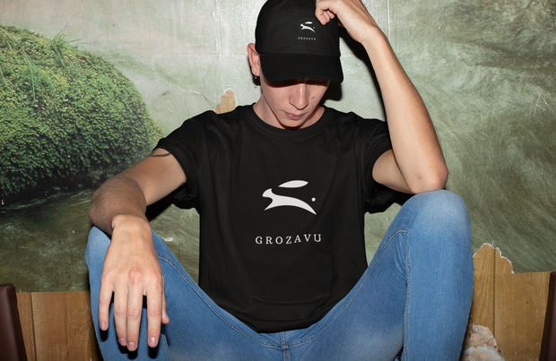 Real customer styled in Grozavu tee and sneakers