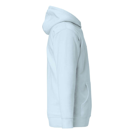 Grozavu Hoodie side view showing soft fabric, pouch pocket, and warm hood for cold evenings.