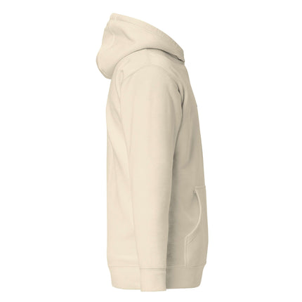 Grozavu Hoodie side view showcasing its soft fabric and convenient pouch pocket for casual streetwear style.