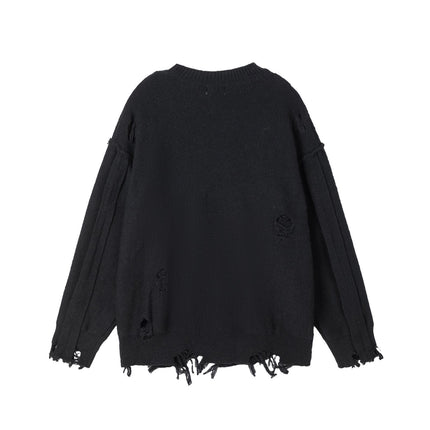 Street Tide Thick Knit Sweater – Loose Fit