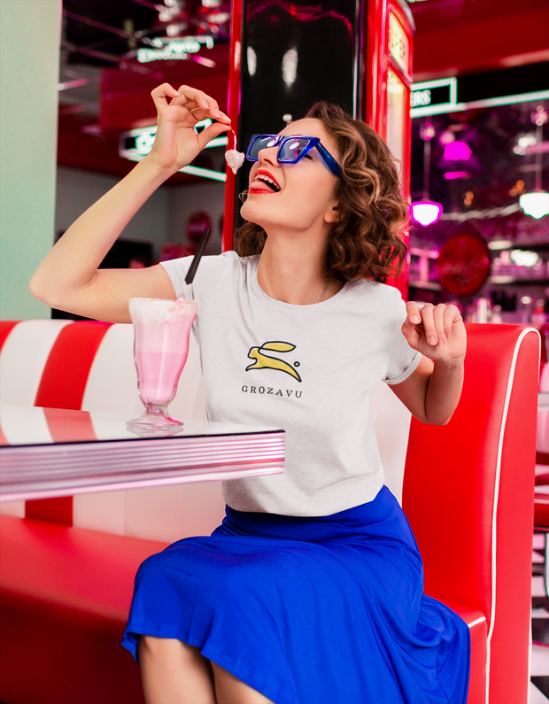  Limited edition graphic tee from Grozavu’s summer drop – bold, breathable, and sustainably made.