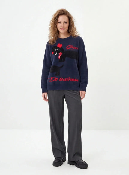 Sweatshirt Lourd – en Tissage Dense pour une Esthétique Urbaine