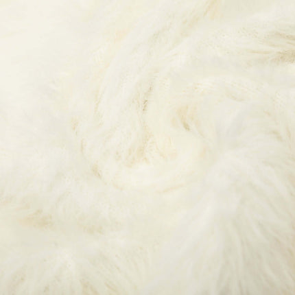 Close-up of soft, cozy fleece fabric ideal for a Regular Fit Animal Print Fleece Sweater.