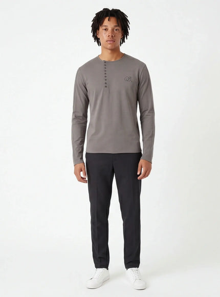 Iconic Long Sleeve Shirt – with Brushed Interior for an Effortless Look