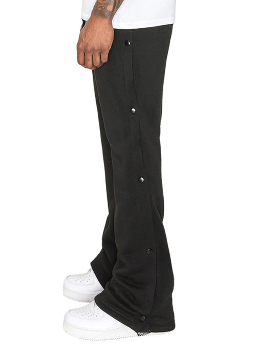 New men's high street multi-line hip-hop breasted sports cashew flower wide-leg casual trousers at €40.96