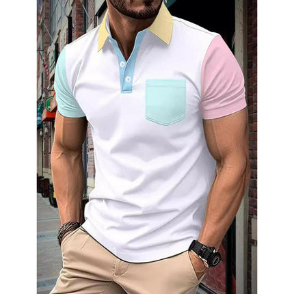 New fashionable and versatile casual lapel polo shirt at €31.26