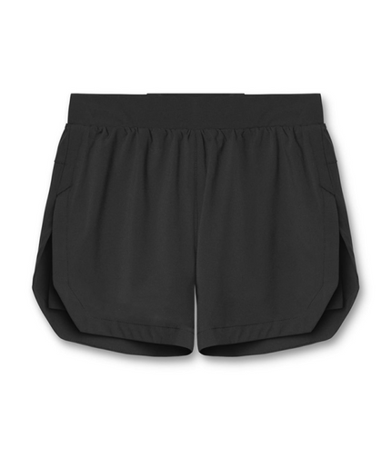 Men's fake two-piece trousers multi-pocket running training sports shorts
