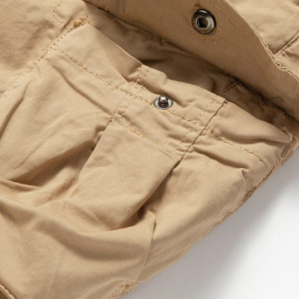 Men's Multi-Pocket Quarter Pants Retro Cargo Pants at €44.25