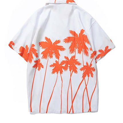 Summer new seaside casual Hawaiian short-sleeved shirt men's beach seaside at €39.56