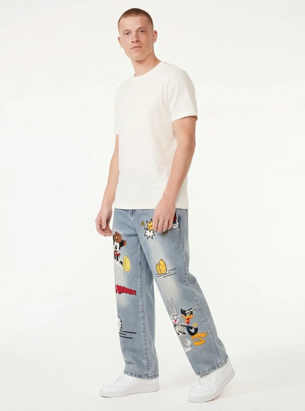Sleek Jeans by Grozavu - Detail Angle (Pos 4)
