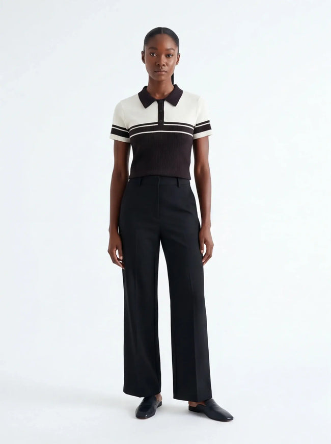 Refined Polo T-Shirt – from Sustainable Material for Absolute Comfort