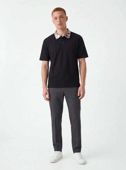 Signature Poloshirt – aus luxuriösem Twill für eine urbane Ästhetik
