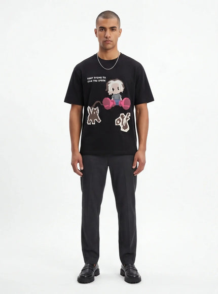 Tricou atemporal – cu interior periat și atitudine streetwear