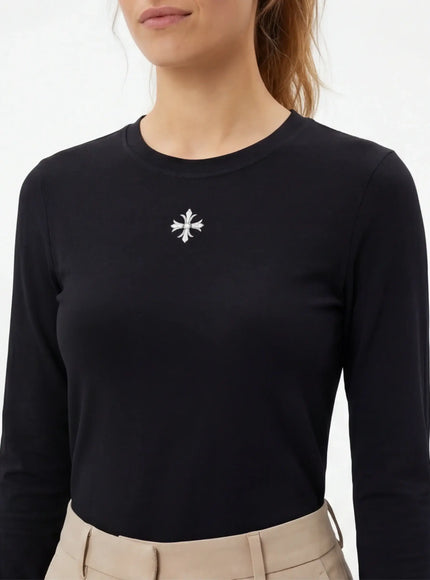 Essential Long Sleeve Shirt by Grozavu - Lifestyle Perspective (Pos 11)