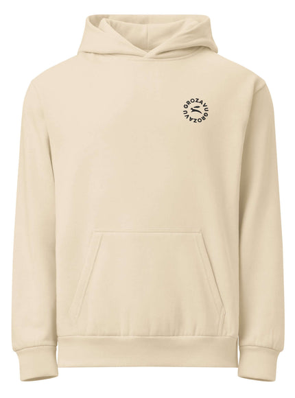 Sandshell urban hoodie with Grozavu logo